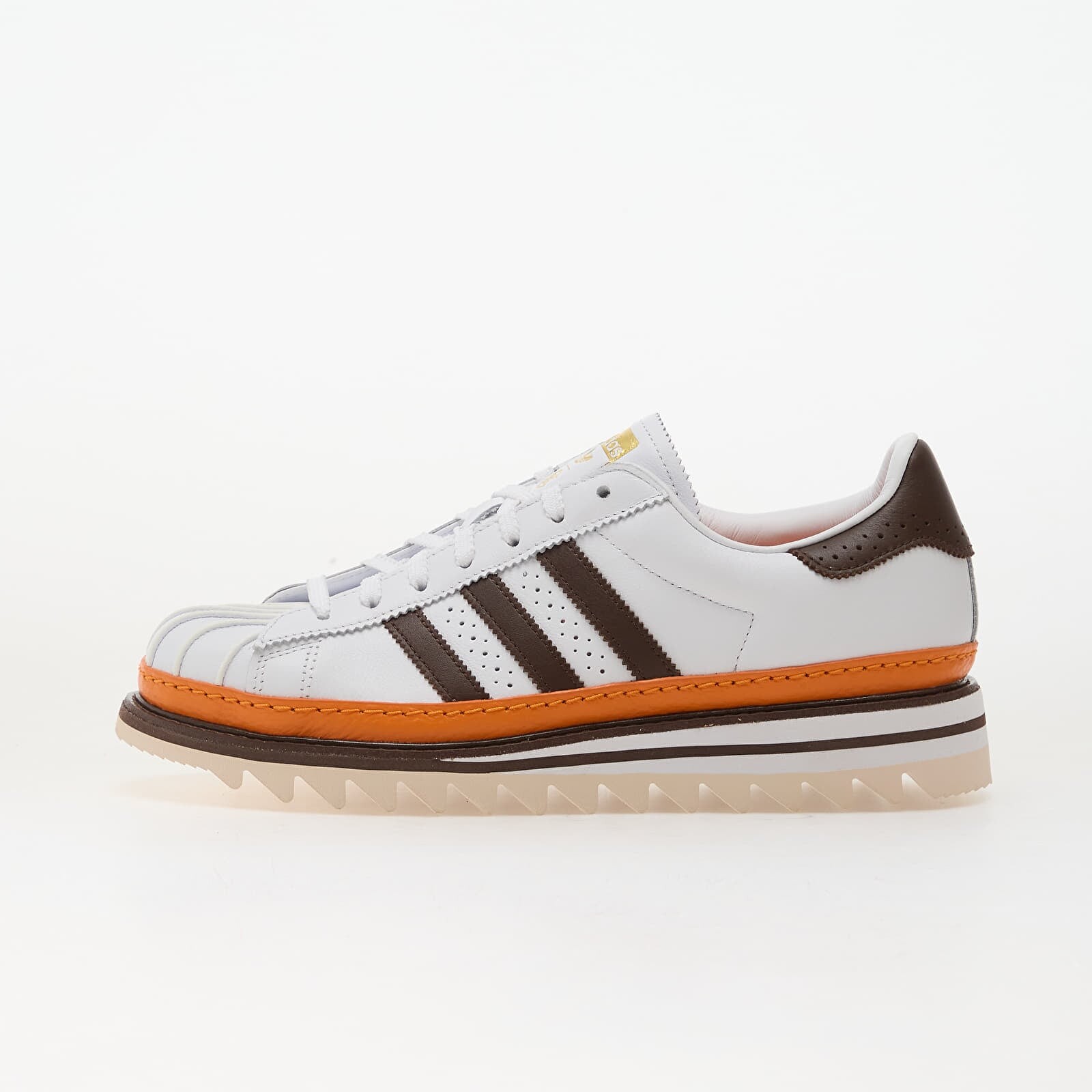 Sneakers adidas Clot Superstar By Edison Chen Ftwr White/ Coffee/ Unity Orange UK 9.5