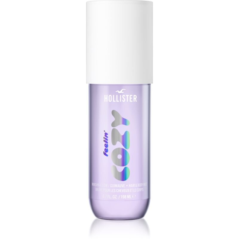 Hollister Feelin' Cozy scented mist for body and hair for women Marshmallow 198 ml