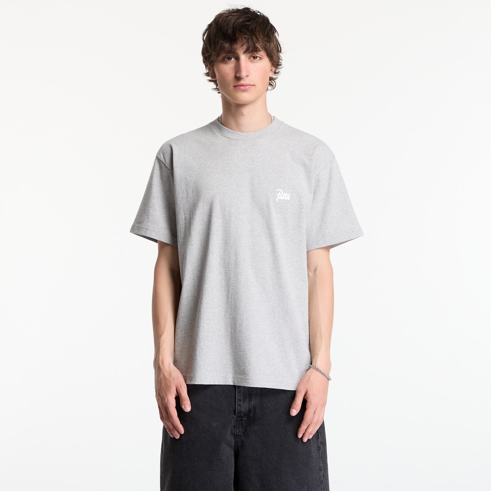 T-shirt Patta Protect Yourself T-Shirt UNISEX Melange Grey L