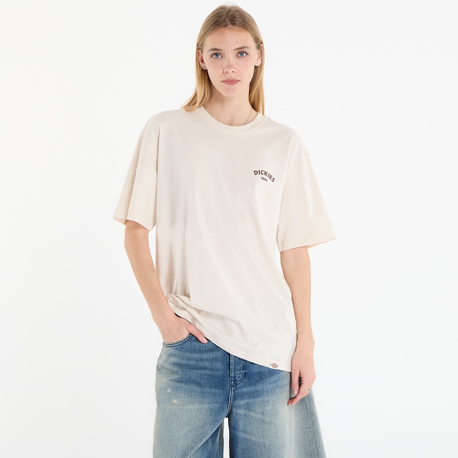 T-shirt Dickies Pizza Tee UNISEX Beige M