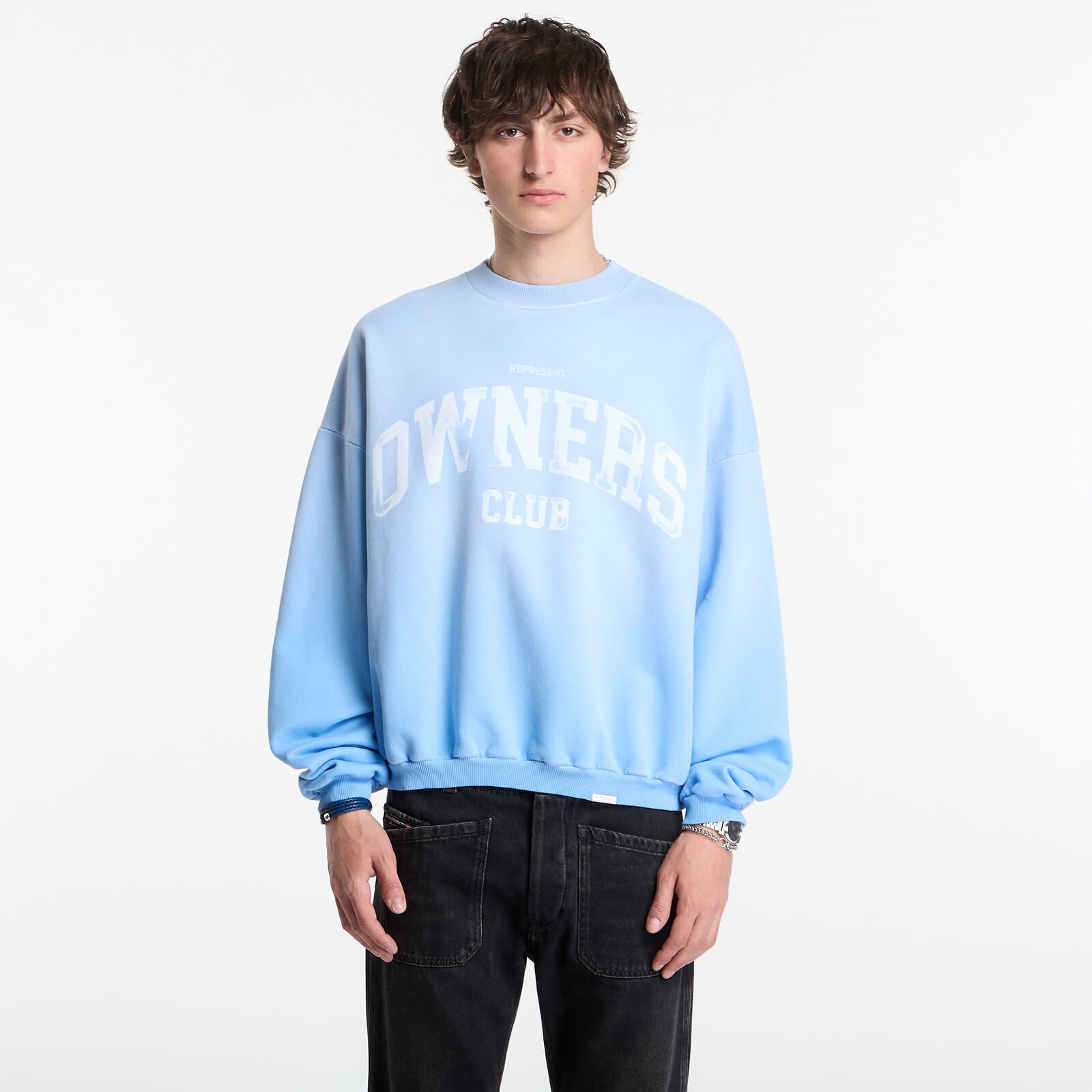 Sweatshirt REPRESENT Owners Sweatshirt UNISEX Sky Blue M