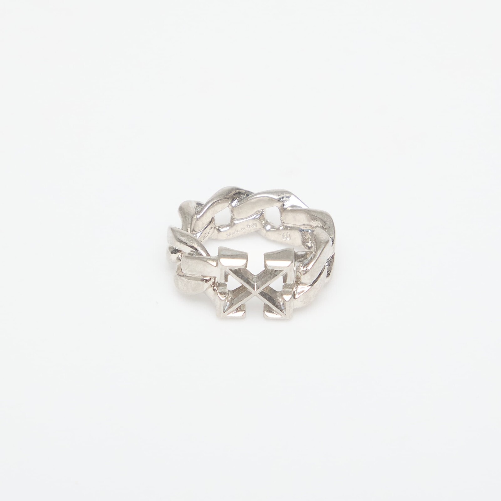 Off-White Arrow Ring Silver/ No Color 64