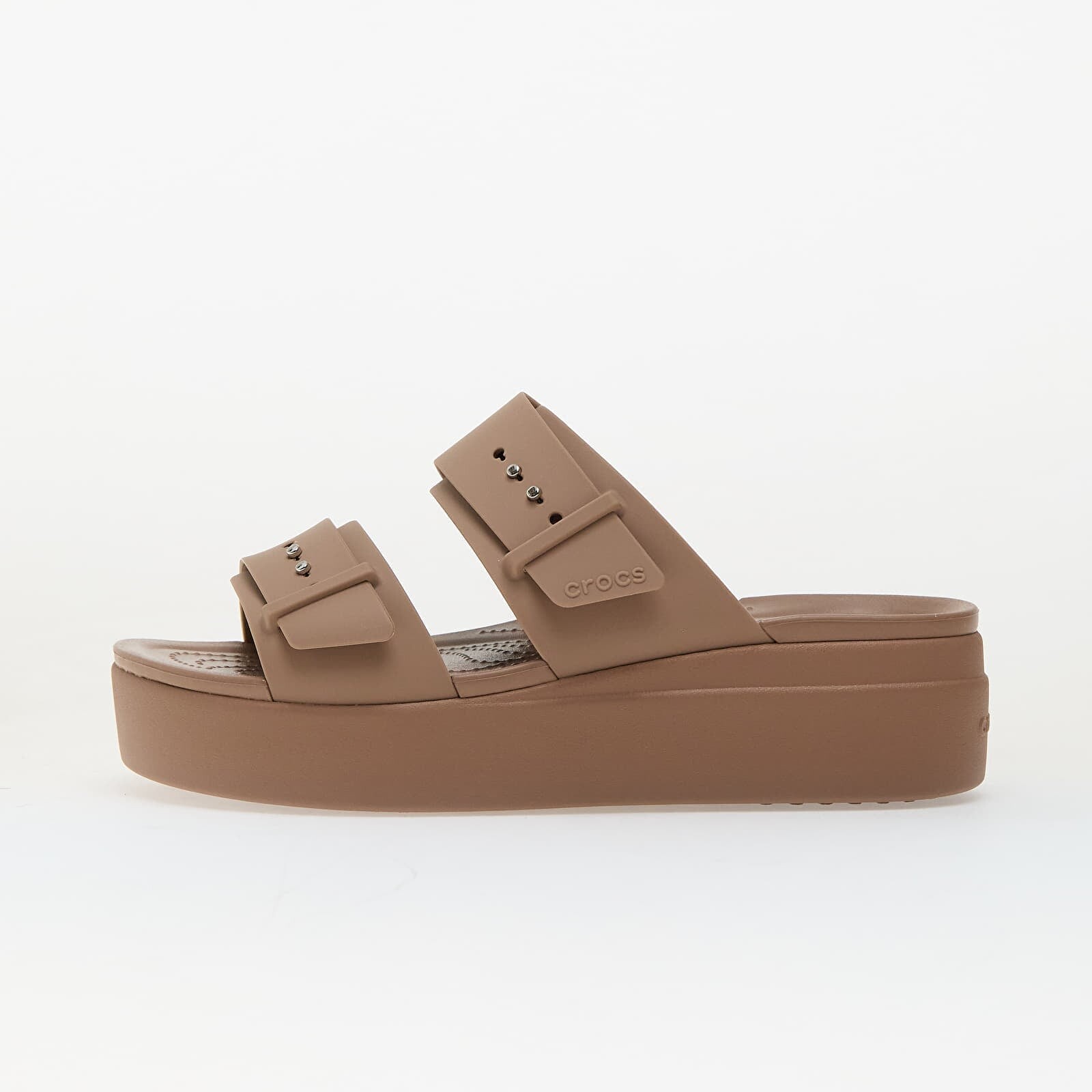 Sneakers Crocs Brooklyn Buckle Low Wedge Latte UK 7