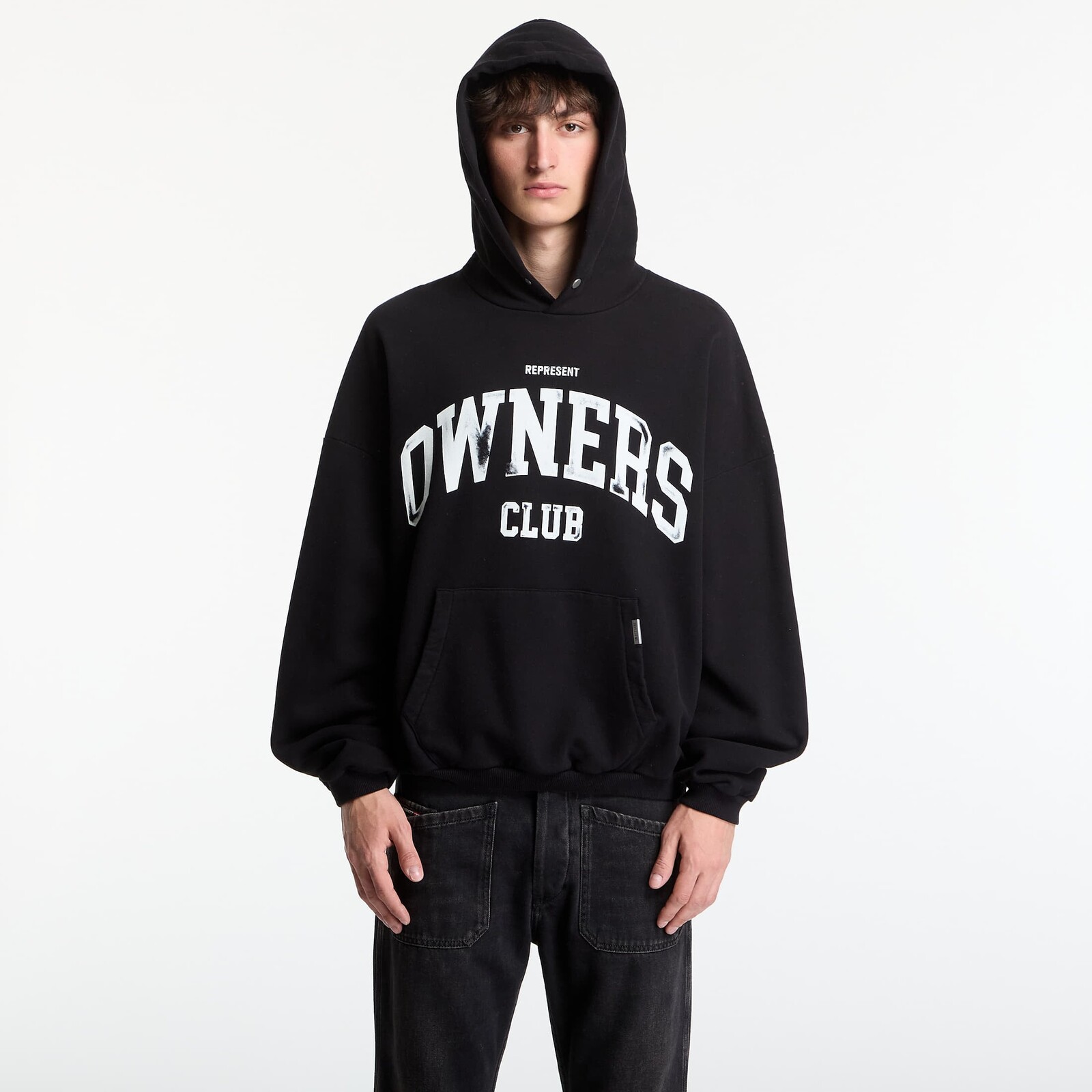 Sweatshirt REPRESENT Owners Hoodie UNISEX Jet Black L