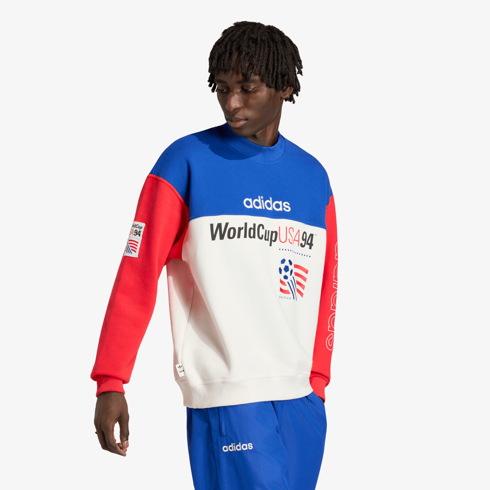 Sweatshirt adidas Graphic Sweatshirt Team Royal Blue/ Cloud White L