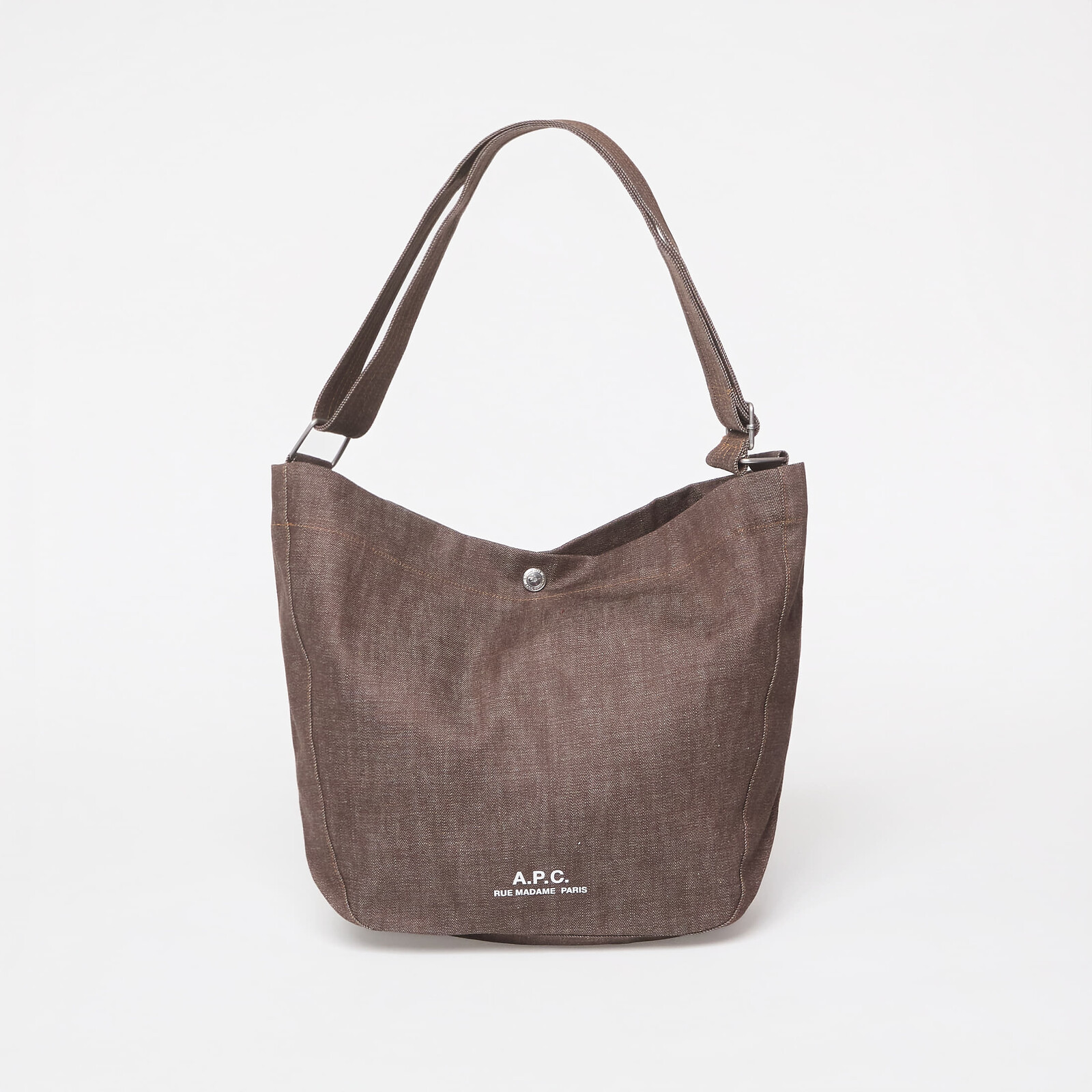 Bag A.P.C. Journal Satchel Dark Brown Universal