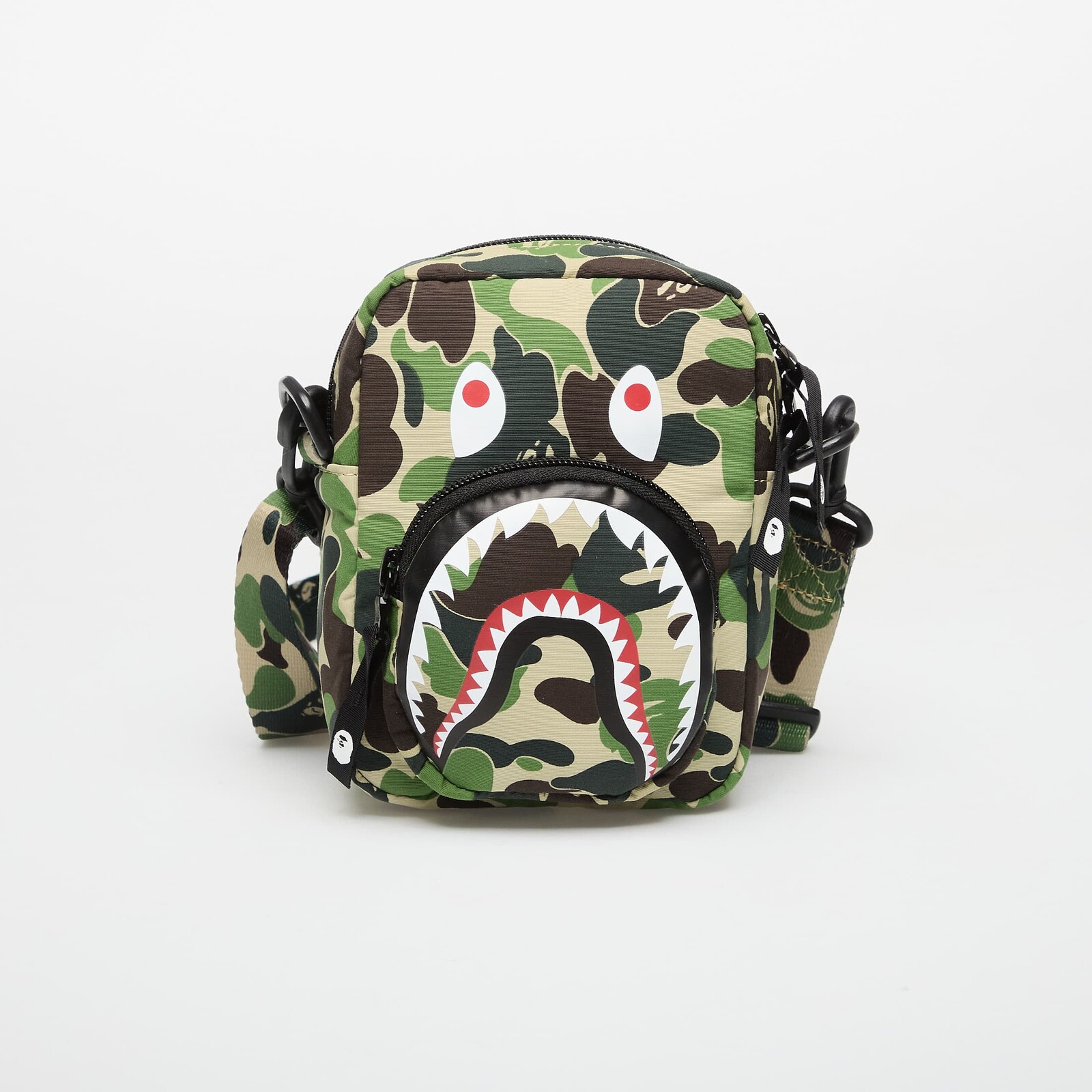 Bag A BATHING APE Abc Camo Shark Mini Bag Green Universal