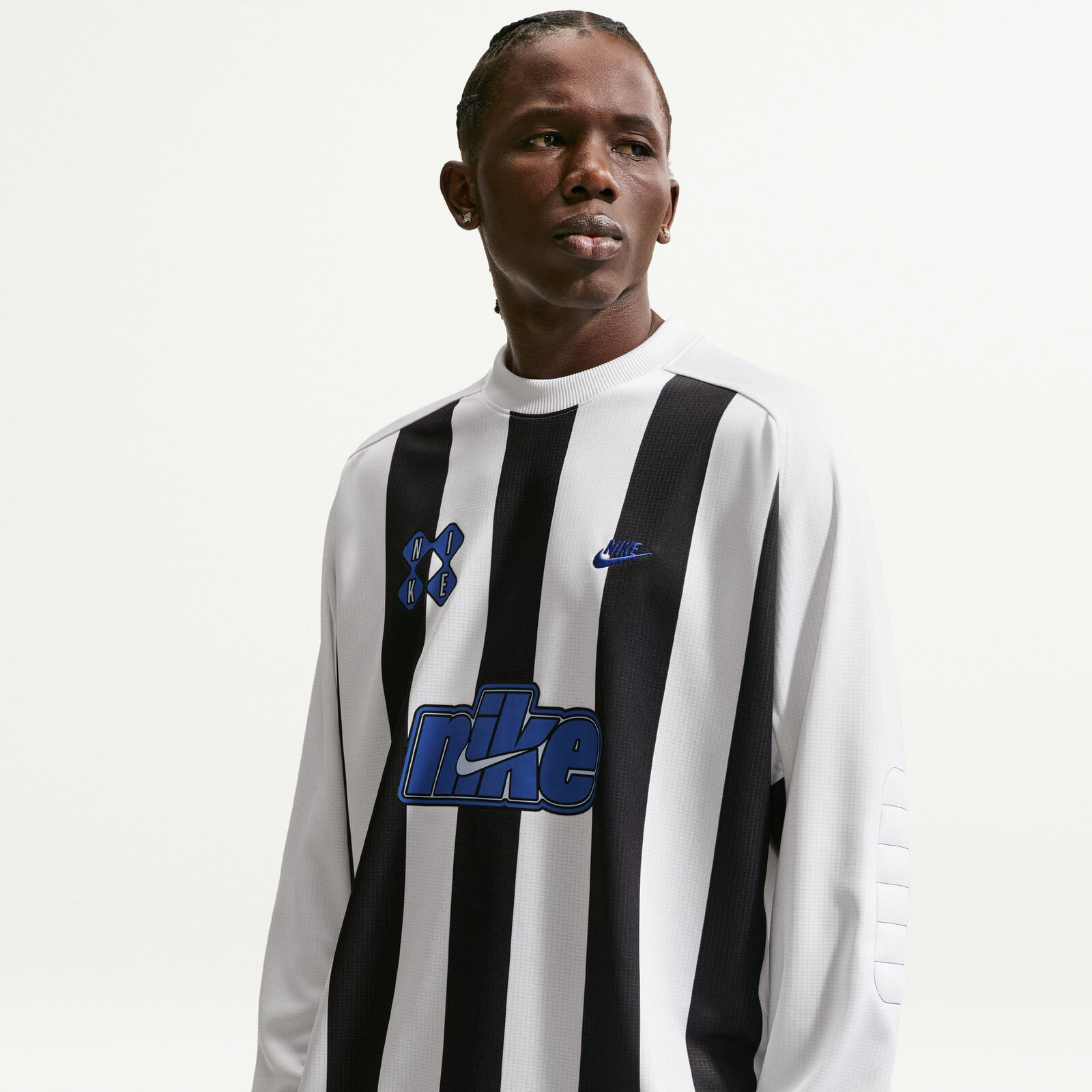 T-shirt Nike Sportswear Club Men's Goalie Top Black/ White/ Game Royal XS