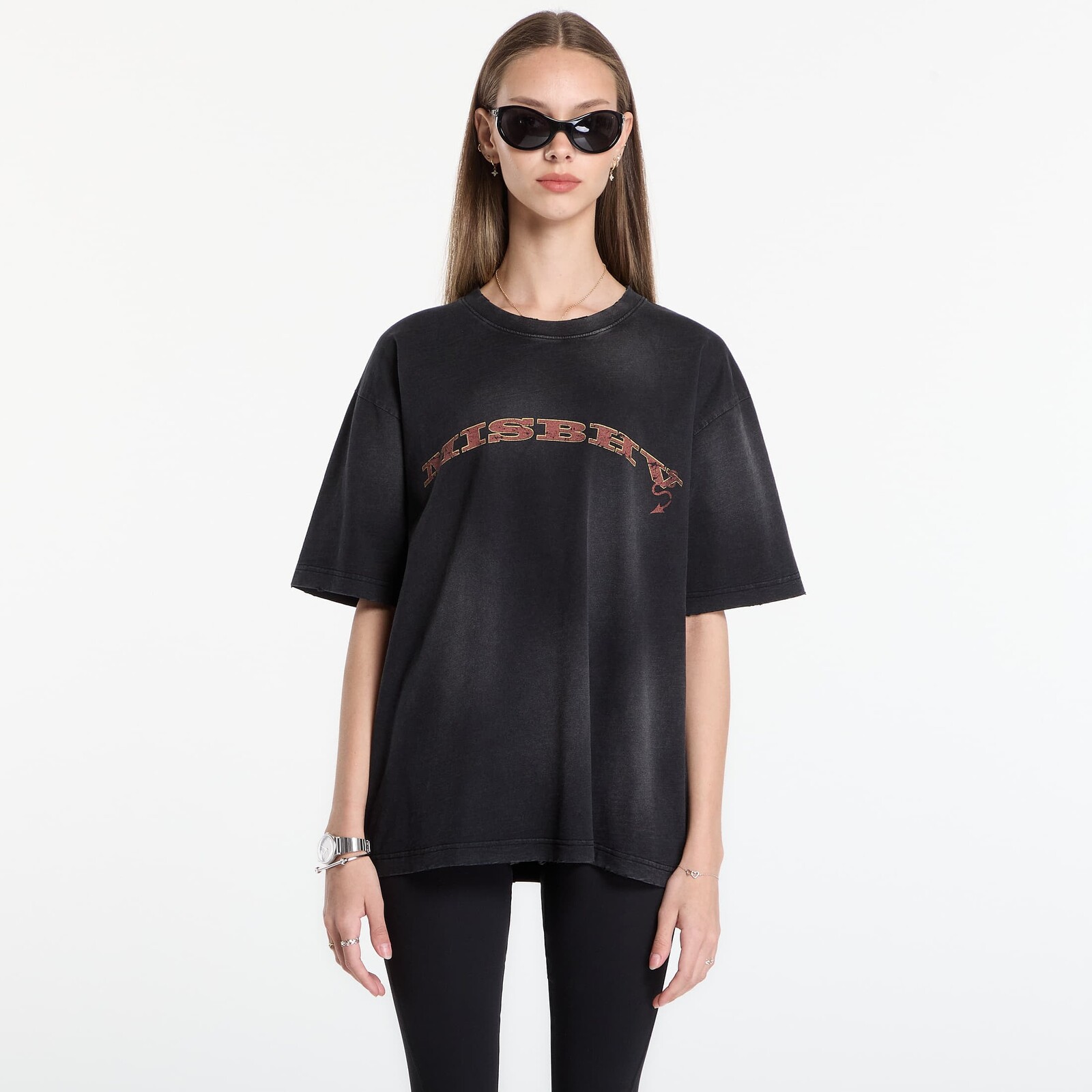 T-shirt MISBHV Devil Misbhv Fadded T-Shirt UNISEX Grey M