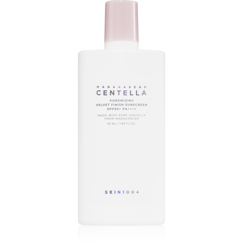 SKIN1004 Madagascar Centella Poremizing Velvet Finish Sunscreen facial sunscreen for oily skin SPF 50+ 50 ml