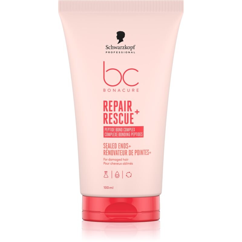 Schwarzkopf Professional BC Bonacure Repair Rescue+ cream serum for very damaged hair with split ends 100 ml