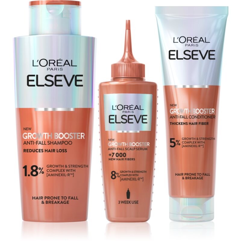 L’Oréal Paris Elseve Growth Booster set for hair strengthening