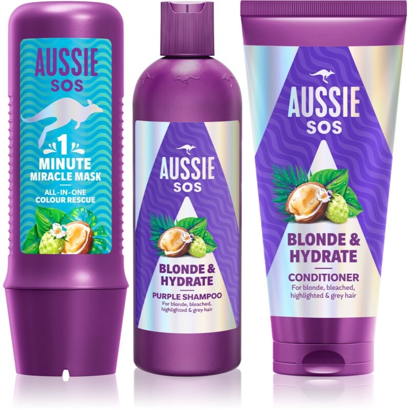 Aussie SOS Blonde & Hydrate set for blonde hair