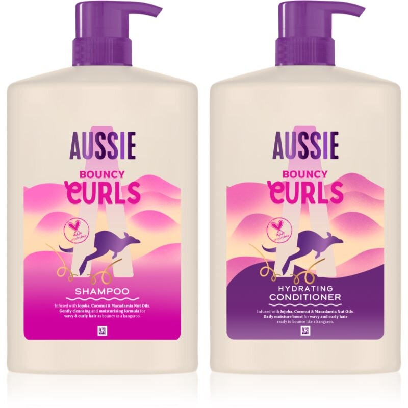 Aussie Bouncy Curls set for curly hair