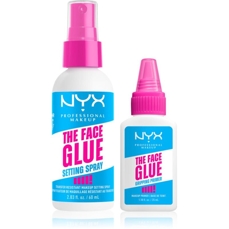 NYX Professional Makeup The Face Glue set for the perfect look
