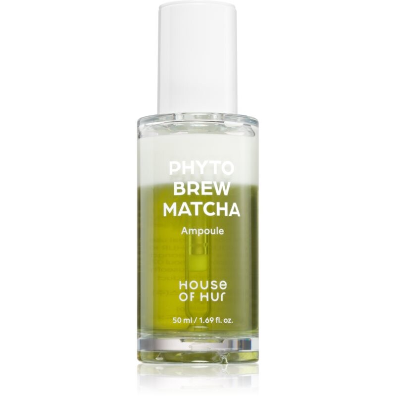 House of Hur Phyto Brew Matcha Ampoule moisturising and soothing serum with a brightening effect 50 ml