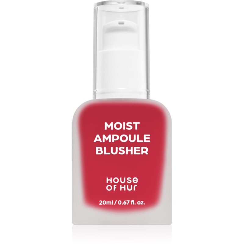 House of Hur Moist Ampoule Blusher liquid blusher shade 09 Ruby Red 20 ml