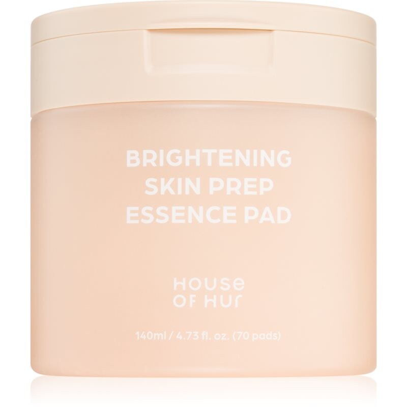 House of Hur Brightening Skin Prep Essence Pad toner pads to even out skin tone 140 ml