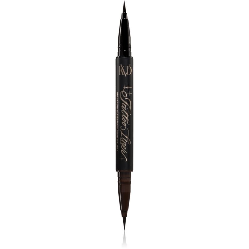 KVD Beauty Tattoo Liner Dual-Ended Waterproof Liquid Eyeliner long-lasting waterproof eyeliner 2x0.55 ml