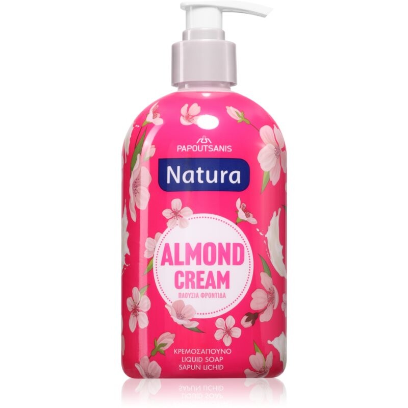 PAPOUTSANIS Natura Almond Cream liquid soap 480 ml