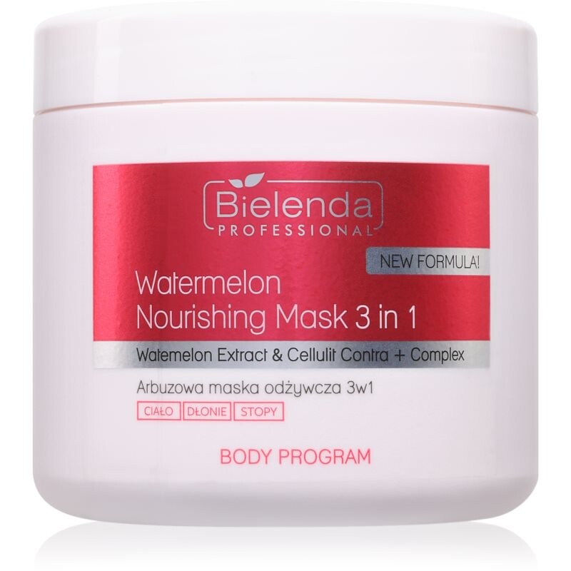 Bielenda Professional Body Program Watermelon Nourishing Mask 3in1 intensive moisturising and nourishing mask for the body 600 ml