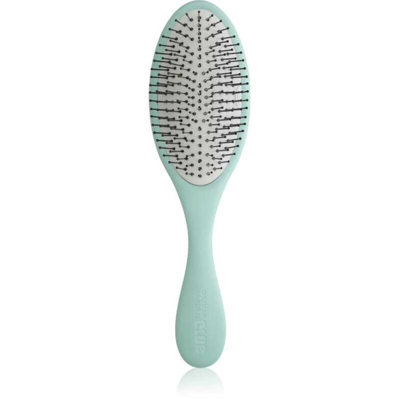 Olivia Garden Club The Reset Wet&Curly Detangling Hairbrush flat brush with bag Mint 1 pc