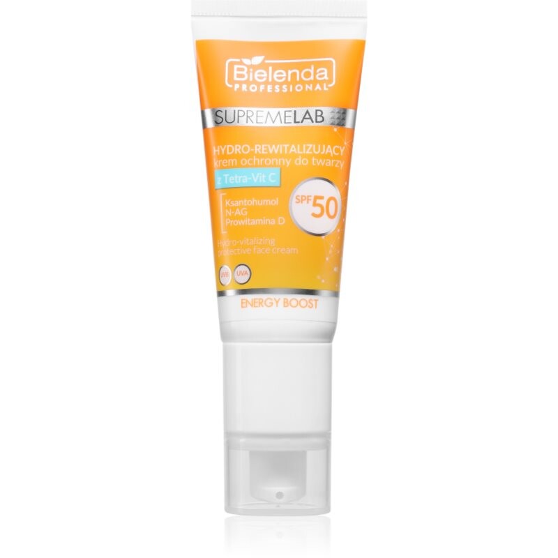 Bielenda Professional Supremelab Energy Boost moisturising face cream with vitamin C SPF 50 40 ml
