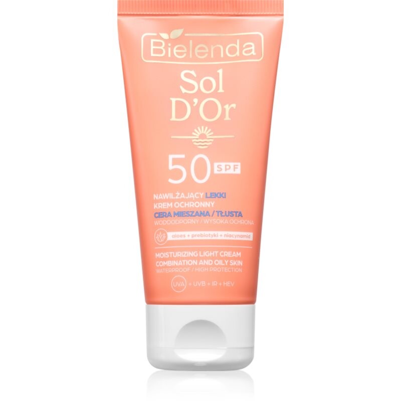 Bielenda Sol D’or waterproof face sunscreen SPF 50 50 ml