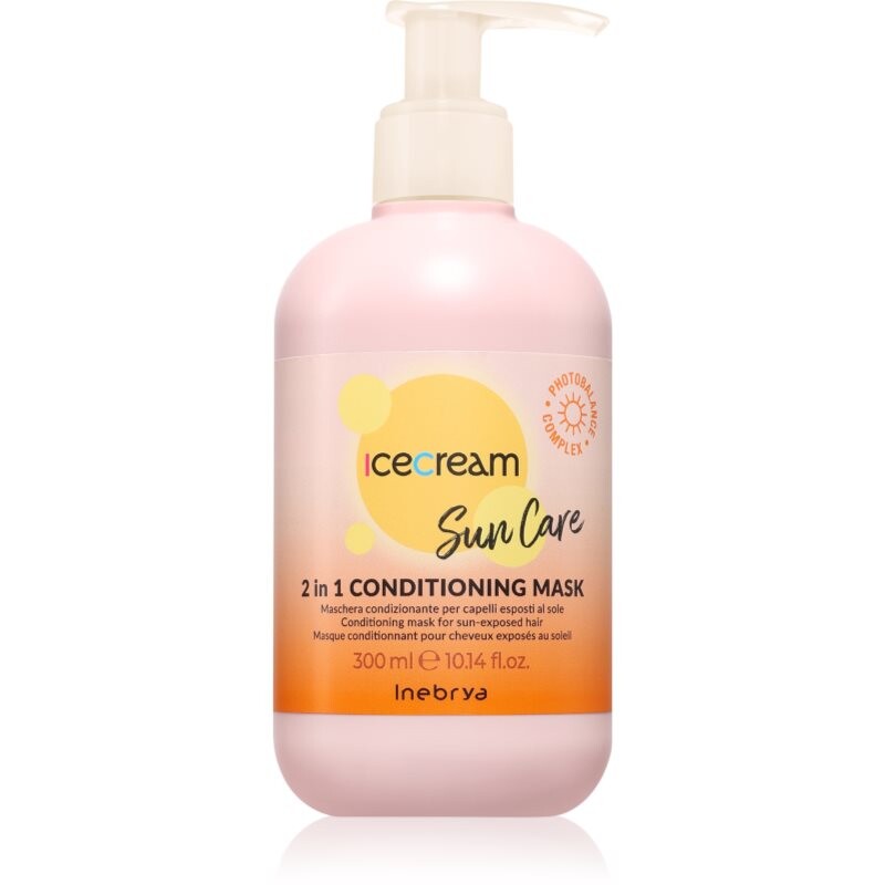 Inebrya Sun Care 2 in 1 Conditioning Mask hair mask for sun-stressed hair 300 ml