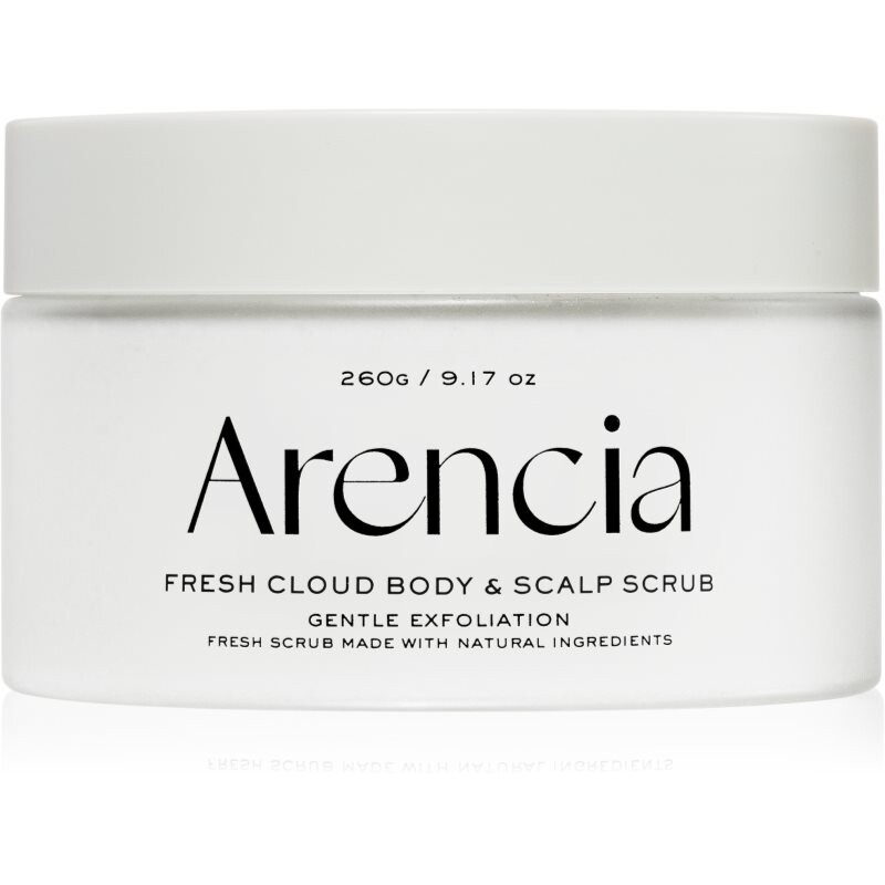 Arencia Fresh Cloud White Tea & Neroli gentle scrub for body and hair 260 g