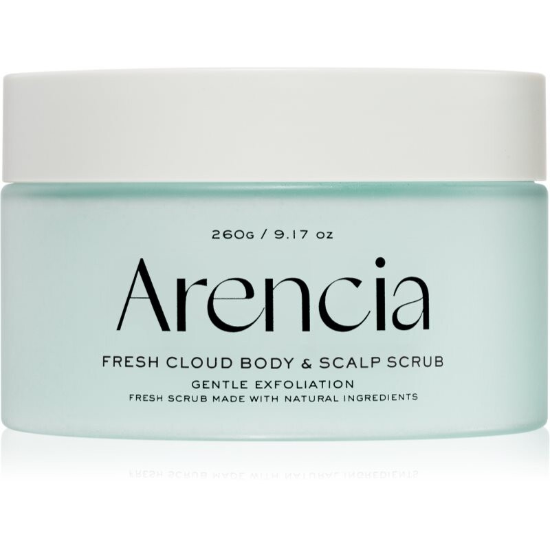 Arencia Fresh Cloud French Mint & Lily gentle scrub for body and hair 260 g