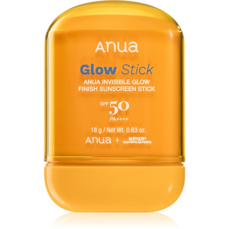 Anua K-Pop Demon Hunters Invisible Glow Finish Sunscreen protective moisturising stick with brightening effect SPF 50 18 g