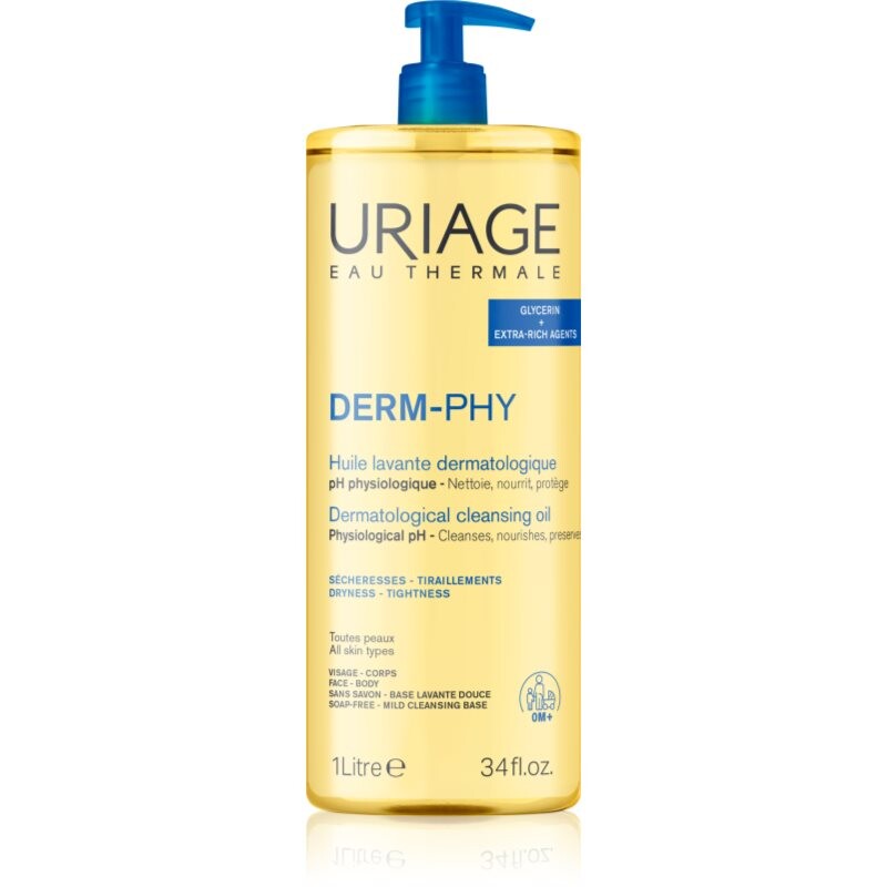 Uriage DERM-PHY Dermatological Cleansing Oil nourishing shower gel 1000 ml