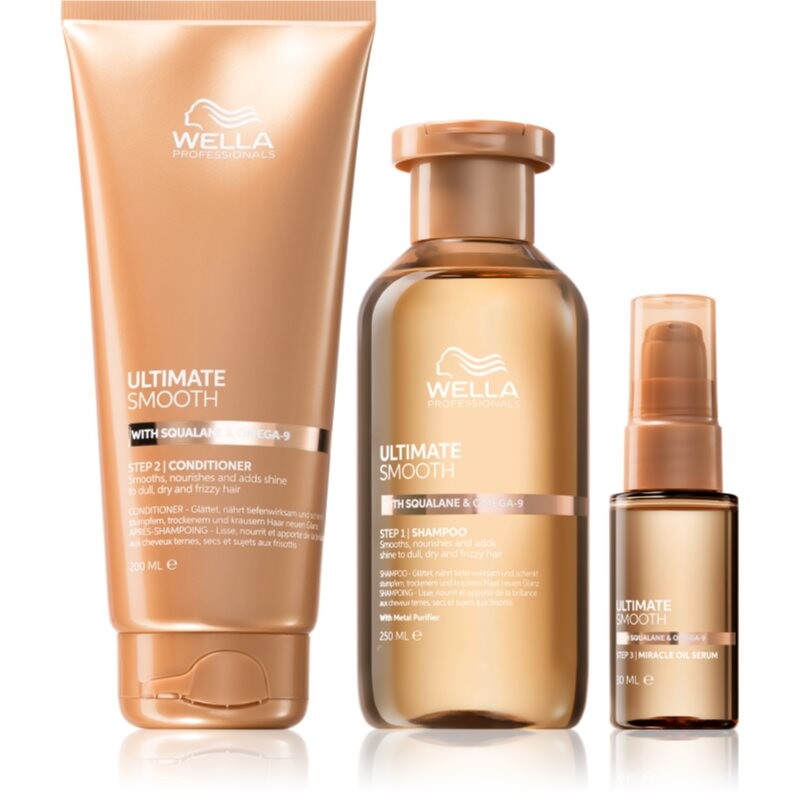 Wella Professionals Ultimate Smooth Set set for shiny and soft hair