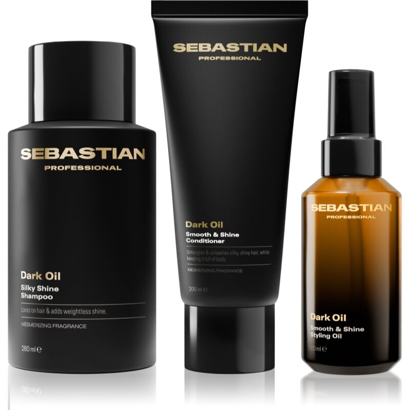 Sebastian Professional Dark Oil Set set for shiny and soft hair