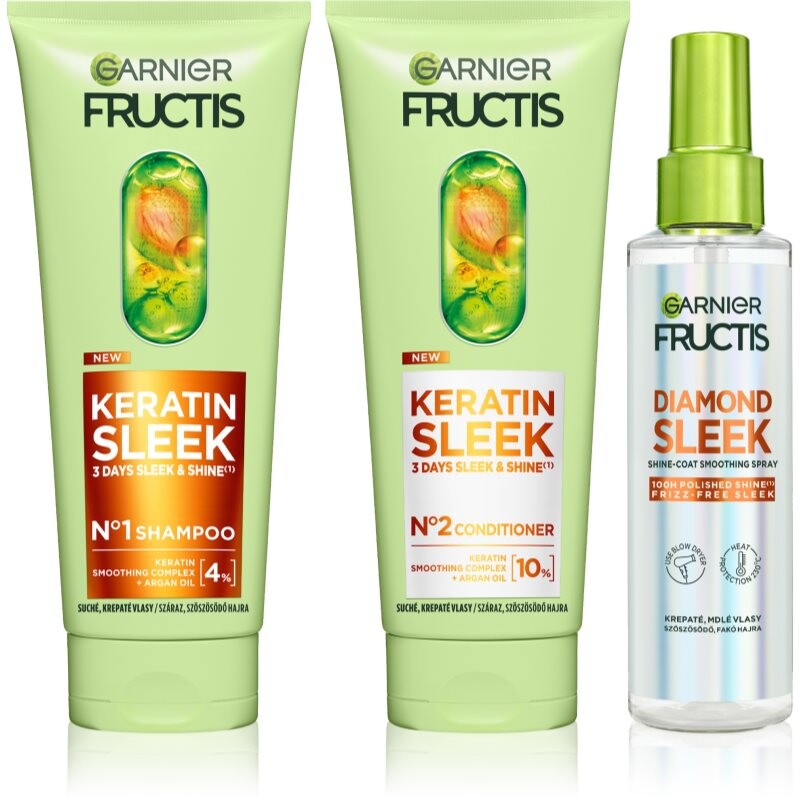 Garnier Sleek Routine set for dry hair