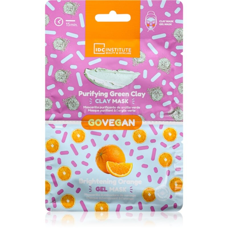 IDC Institute Go Vegan radiance mask 2x6 g