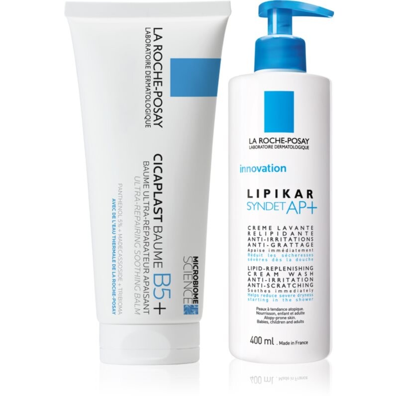 La Roche-Posay Bundles Lipikar + Cicaplast set for itchy and irritated skin