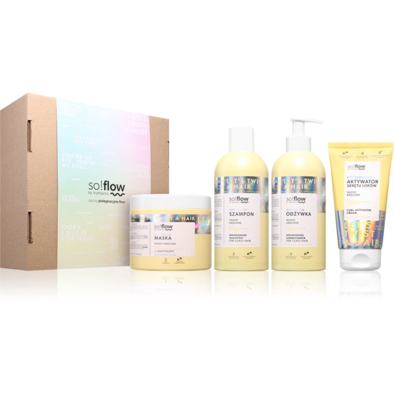so!flow Curly Hair Set gift set for curly hair