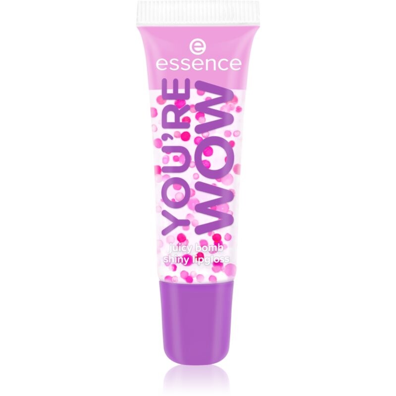 essence Say It With Juicy You're Wow shimmering lip gloss shade 04 Strawberry Splash 10 ml
