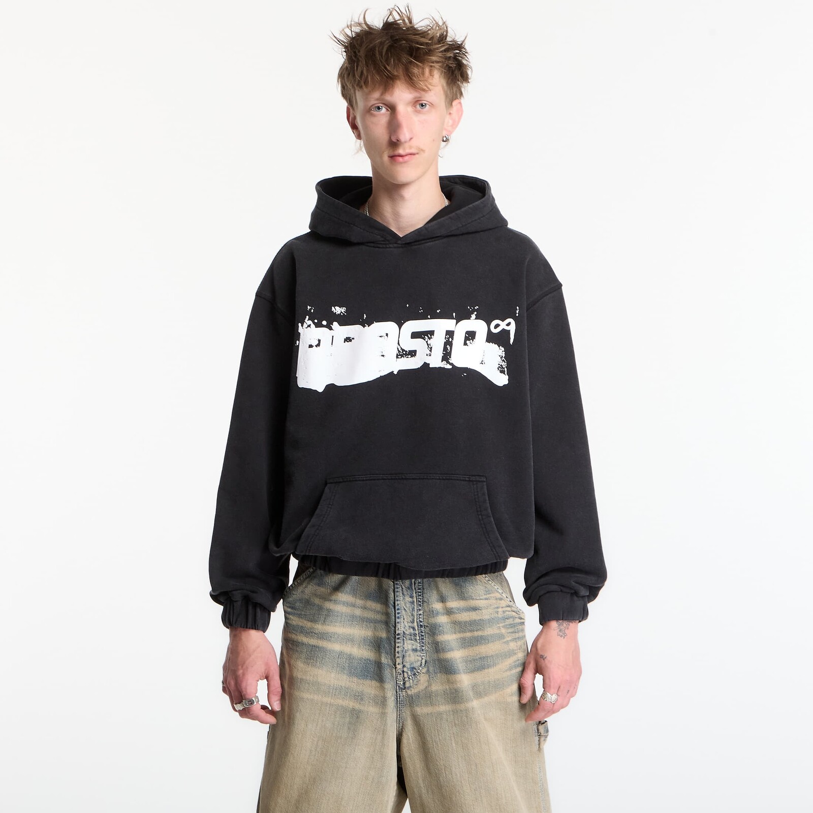 Sweatshirt Prosto Hoodie Splash Black M