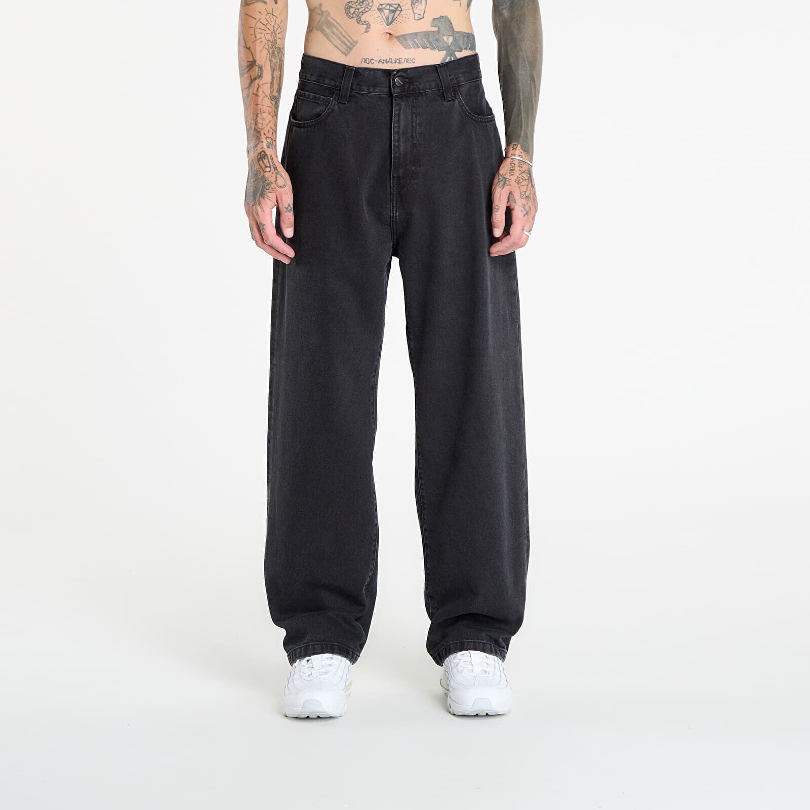 Pants Carhartt WIP Landon Pant Black Stone Washed 36