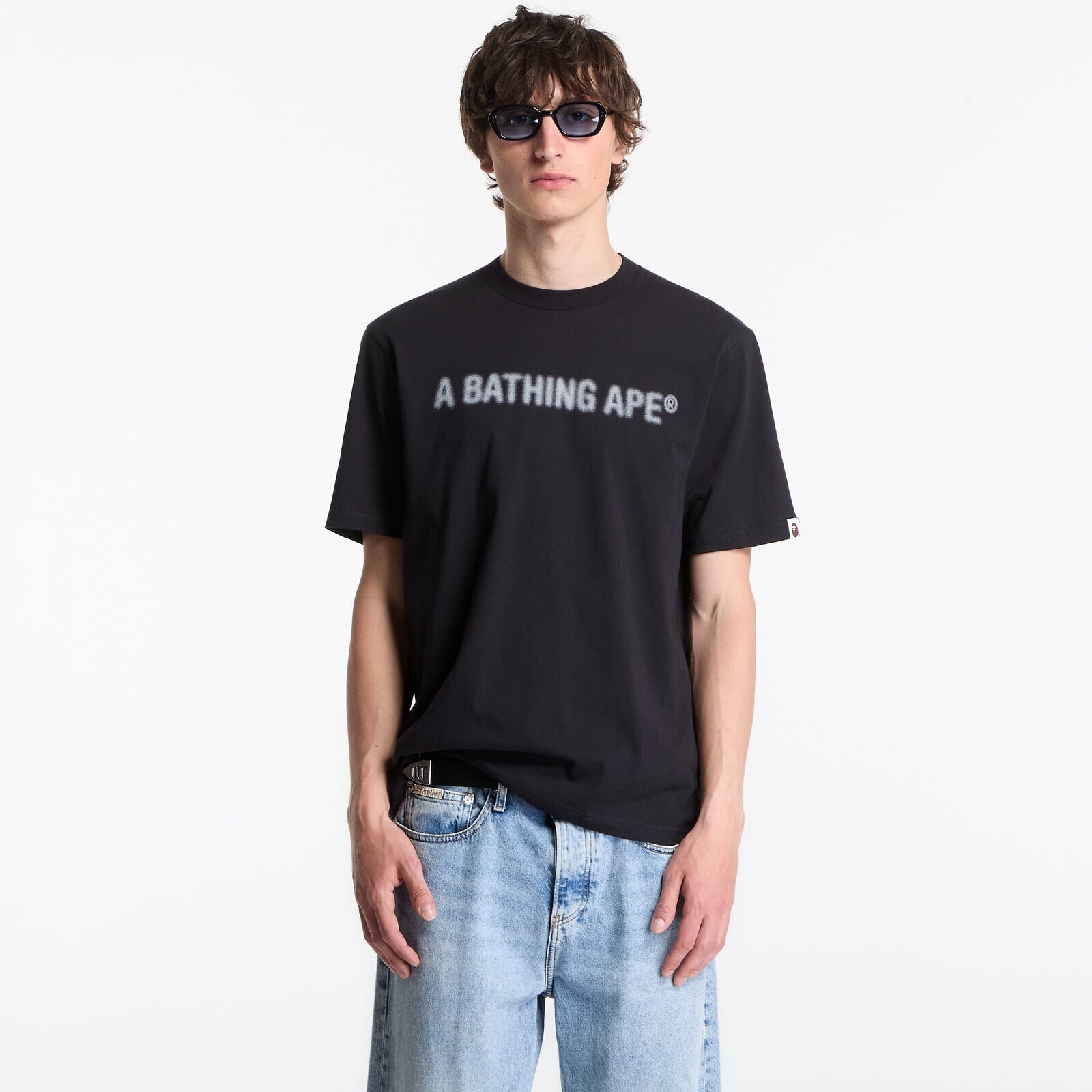 T-shirt A BATHING APE Heavy Wash Bathing Ape Shrunk Fit Tee UNISEX Black M