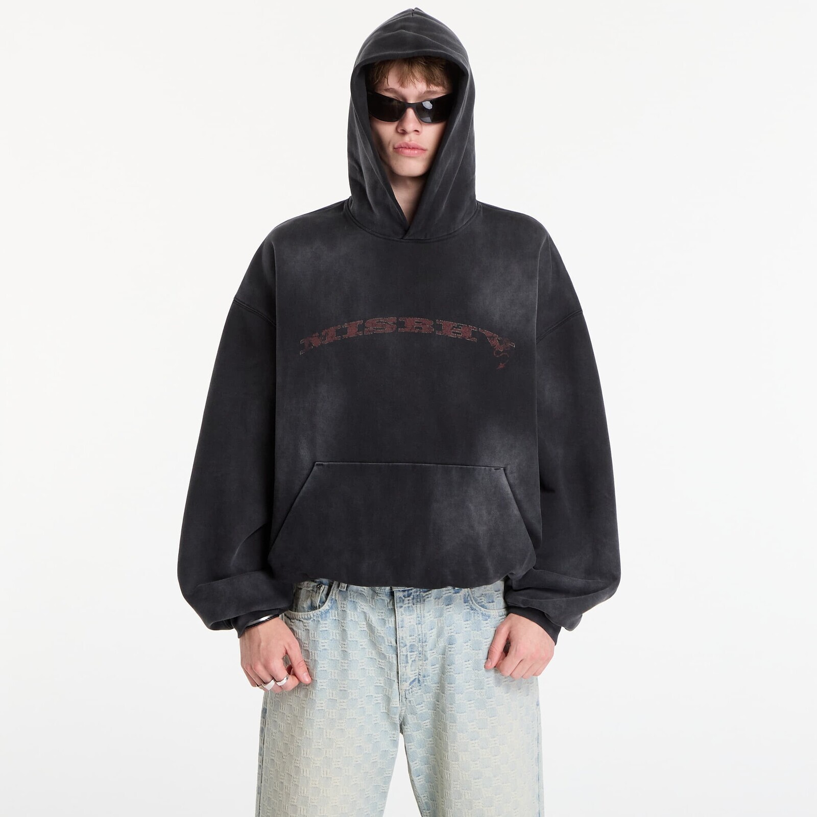 Sweatshirt MISBHV Devil Misbhv Inflated Hoodie UNISEX Washed Grey L