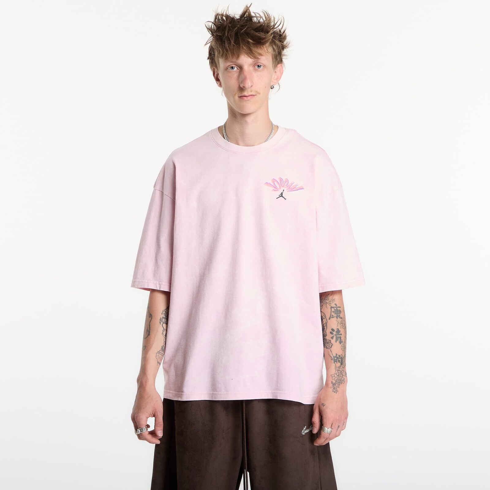 T-shirt Jordan Flight Men's T-Shirt Iced Carmine/ Black S