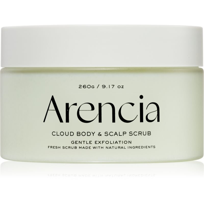 Arencia Fresh Cloud Geranium & Primrose gentle scrub for body and hair 260 g