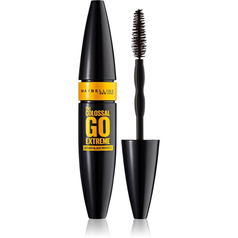 MAYBELLINE NEW YORK The Colossal Go Extreme! volumising mascara shade Leather Black 9.5 ml