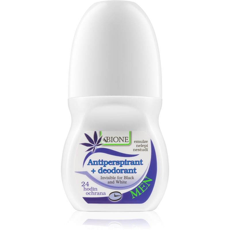 Bione Cosmetics Cannabis Antiperspirant Roll-On for Men 80 ml