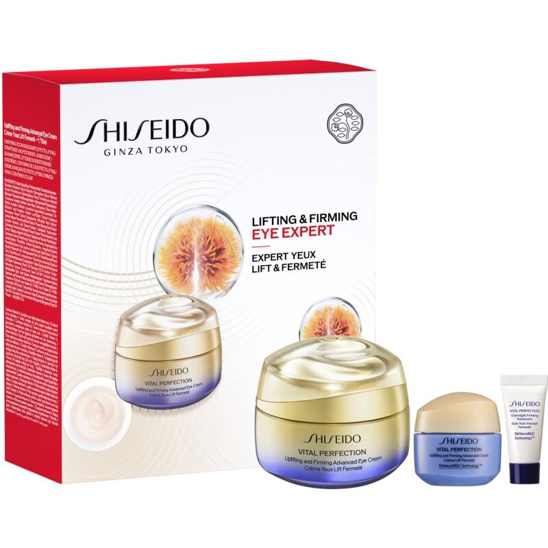 Shiseido Vital Perfection Uplifting & Firming Eye Cream gift set for women