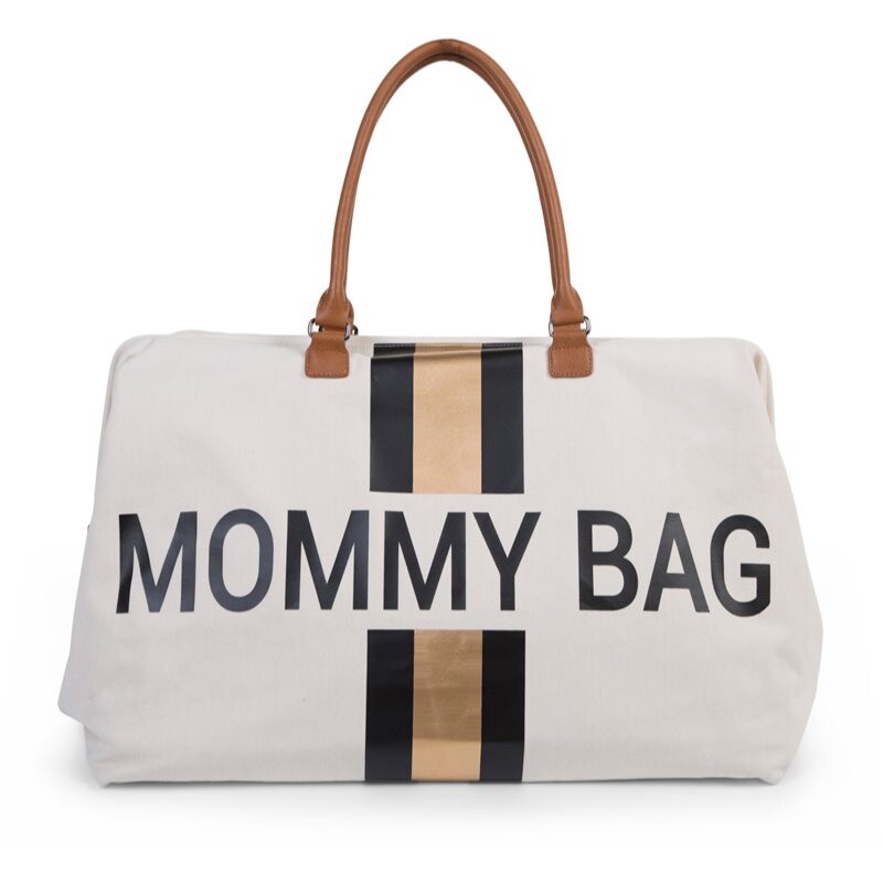 Childhome Mommy Bag Off White / Black Gold baby changing bag 55 x 30 x 30 cm 1 pc